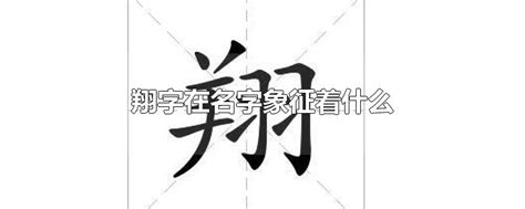 翔意思名字